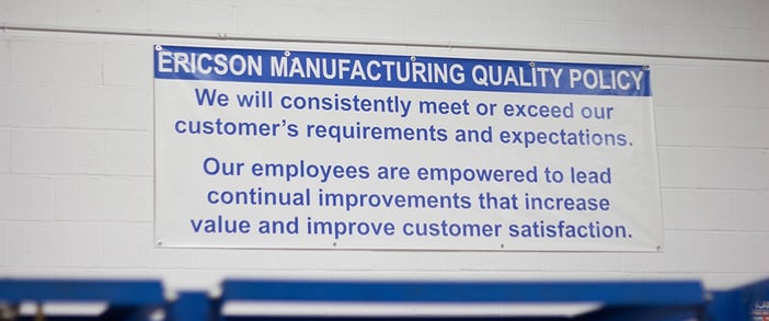 Ericson Quality Policy